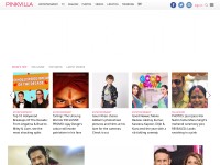 Desktop screenshot for pinkvilla.com