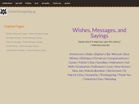 Desktop screenshot for wishesmessagessayings.com