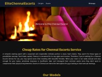 Desktop screenshot for elitechennaiescorts.com