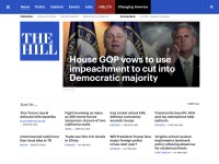 Desktop screenshot for thehill.com