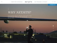 Desktop screenshot for netjets.com