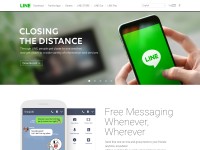 Desktop screenshot for line.me