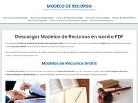 Desktop screenshot for modeloderecurso.com