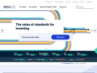Desktop screenshot for msci.com