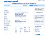 Desktop screenshot for petitesannonces.ch