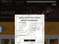 Desktop screenshot for toolots.com