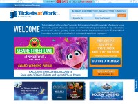 Desktop screenshot for ticketsatwork.com
