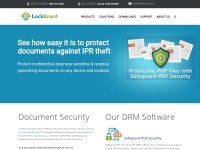 Desktop screenshot for locklizard.com
