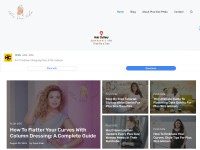 Desktop screenshot for plussizepedia.com