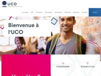Desktop screenshot for uco.fr