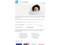 Desktop screenshot for freefind.com