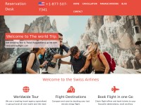 Desktop screenshot for swissairlinesflight.com