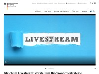 Desktop screenshot for bmbf.de