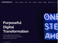 Desktop screenshot for commencis.com