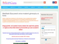 Screenshot of meditatii-orice.ro