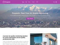 Desktop screenshot for purpleair.com