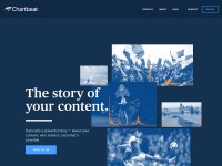 Desktop screenshot for chartbeat.com