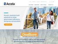 Desktop screenshot for accela.com