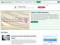 Desktop screenshot for healingwell.com