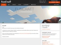 Desktop screenshot for funcraft.net