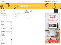 Desktop screenshot for geev.com