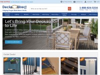 Desktop screenshot for decksdirect.com