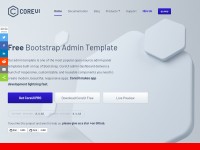 Desktop screenshot for coreui.io