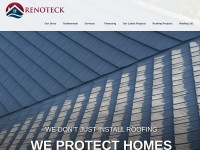 Desktop screenshot for renoteckroofing.com