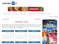 Desktop screenshot for calendrier-365.fr