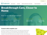 Desktop screenshot for fairview.org