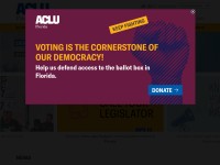 Desktop screenshot for aclufl.org