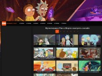 Desktop screenshot for rickmorty-tv.ru