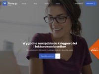 Desktop screenshot for wfirma.pl