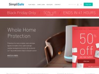 Desktop screenshot for simplisafe.com