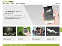 Desktop screenshot for blackroll.com
