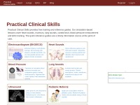 Desktop screenshot for practicalclinicalskills.com