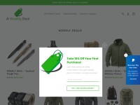 Desktop screenshot for aweeklydeal.com