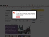 Desktop screenshot for racingpost.com
