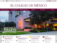 Desktop screenshot for colmex.mx
