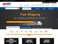 Desktop screenshot for amsoil.com