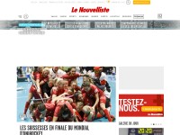 Desktop screenshot for lenouvelliste.ch