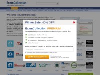 Desktop screenshot for examcollection.com