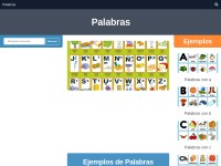 Desktop screenshot for palabras-con.org