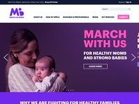 Desktop screenshot for marchofdimes.org