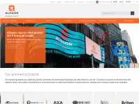 Desktop screenshot for allegion.com