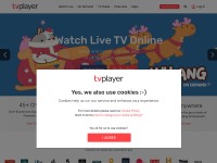 Desktop screenshot for tvplayer.com