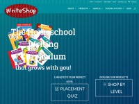 Desktop screenshot for writeshop.com