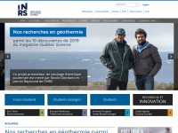 Desktop screenshot for inrs.ca