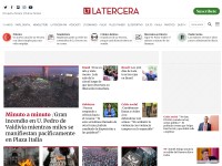 Desktop screenshot for latercera.com