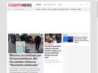 Desktop screenshot for casertanews.it
